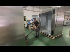 cascata di particelle di acciaio inossidabile