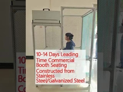 10-14 giorni Tempo di consegna Sedie per stand commerciali costruite in acciaio inossidabile/acciaio galvanizzato