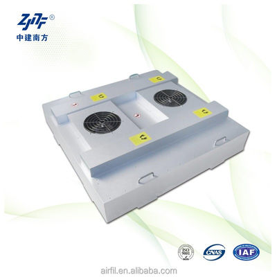 Unità di filtraggio del ventilatore FFU da 16 kg SUS304/201 Fogli in acciaio inossidabile/alluminio rivestiti di zinco Efficienza 99,99% H14