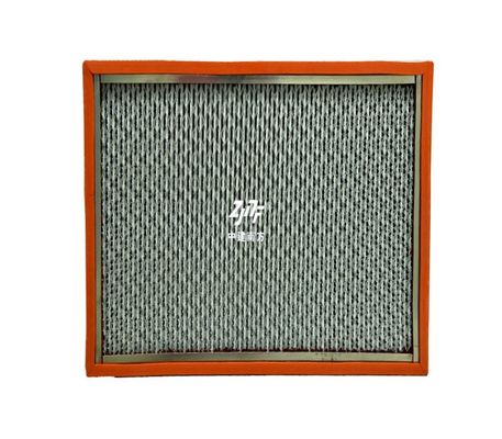 Industria Fabbrica Semiconduttore H14 H13 250°C Fibra di vetro Filtro HEPA, pannello di filtro dell' aria HEPA resistente alle alte temperature