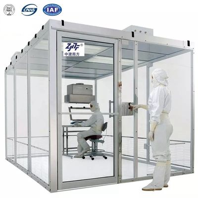 Facile da installare Assemblaggio di camera pulita a pressione positiva/negativa portatile con pavimento antistatico potenziato