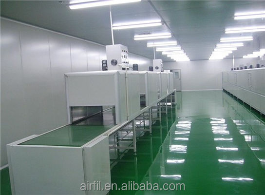 Standards di stanze modulari e soffitto FFU Cleanroom con pannello sandwich