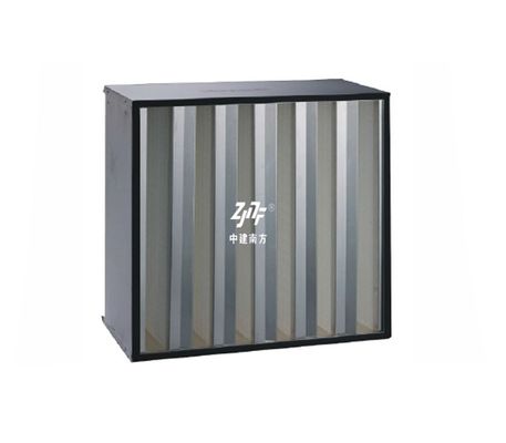 0Filtro dell'aria di tipo.3um V con sistema di flusso laminare di materiale EVA PU