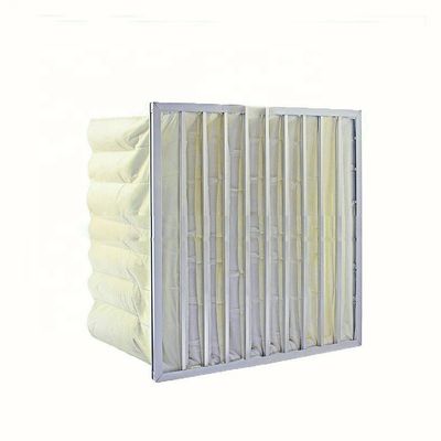 6 Bag Air Filter, F8 F7 Lavabile sintetico giallo cotone filtro d' aria tascabile per l' industria