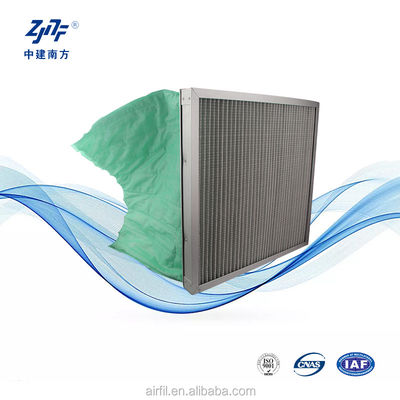 Filtro d'aria in fibra sintetica con 4-6 tasche per efficienza e adattamento personalizzato