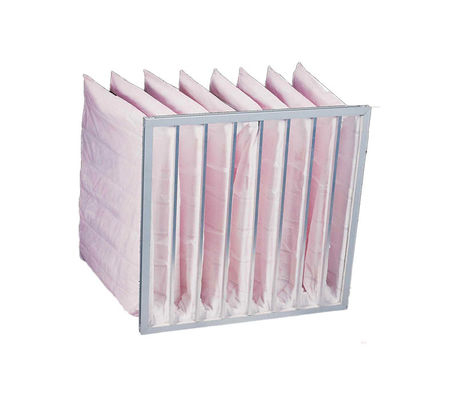 Filtro da tasca in fibra sintetica di media efficienza, filtro da tasca per HVAC F5 F6 F7 F8 F9