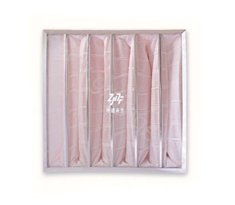 Bagno di acciaio galvanizzato di alluminio filtro dell' aria 4 tasche Nuovo design