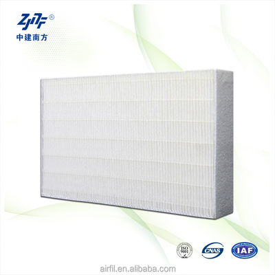 Sistema HVAC HEPA Materiale di fibra di vetro di sostituzione filtro per purificazione dell'aria Elemento di filtro umidità massima ≤100%HR Per filtri a piegature