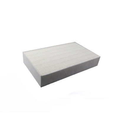 Materiale di filtro dell'aria sottile 0.3um Carta in fibra di PP PET con grande volume plissato