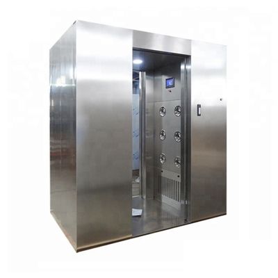 SUS304 Camera pulita Air Shower Booth LED doppia persona Due colpi laterali