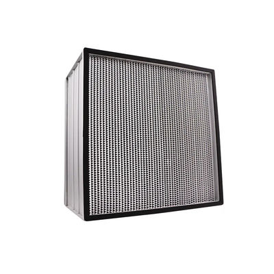 Filtro HEPA per ambienti puliti a piatto profondo con foglio di alluminio in fibra di vetro superfine