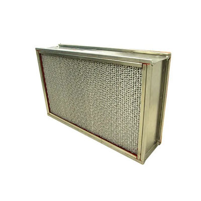250°C filtro HEPA industriale acciaio inossidabile resistente alle alte temperature H13 H14