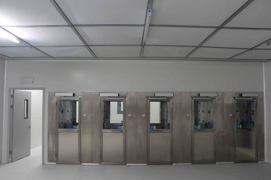 Sala pulita modulare prefabbricata Classe 100 1000 ISO 5 8 Stand a parete a tende in PVC morbido