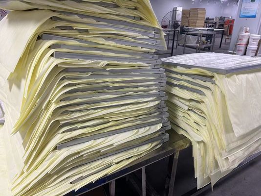 Filtro dell'aria del sistema HVAC in fibra sintetica/fibra di vetro personalizzato per un'efficienza di filtrazione ottimale