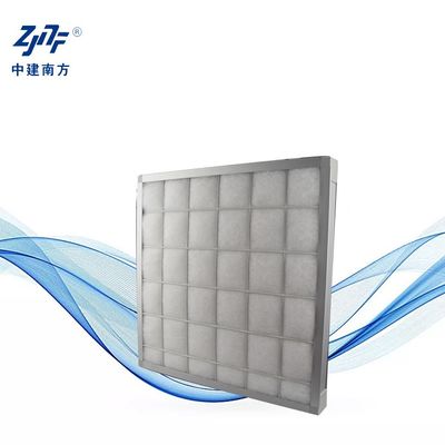 Filtro d'aria pre-panele industriale Grande flusso d'aria Volume di polvere Capacità 6-15Pa Con telaio in lega di alluminio