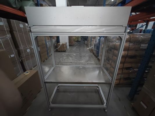 Sistema di flusso d'aria laminare ad alta efficienza Superficie di lavoro in acciaio inossidabile Controllo automatico portatile del flusso d'aria