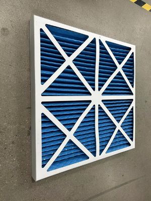 Industria G3 G4 pannello di acciaio galvanizzato prefiltro per purificatore d'aria con forma rettangolare resistenza chimica e all'umidità
