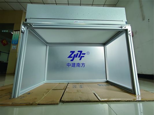 Fabbricazione senza contaminazione Confinamento per flusso d'aria laminato acrilico 1175*575*320MM FFU Dimensione 99,99% Efficienza del filtro