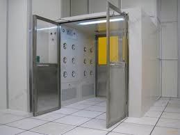 Classe 100-1000 Doccia con aria in camera pulita con ugelli in acciaio inossidabile e pulizia del 99,99%