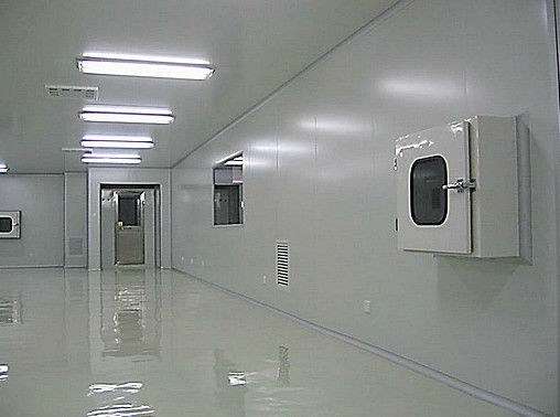 4 ugelli Casella di passaggio in camera pulita per velocità di spruzzatura Flusso d'aria pulito e dislocazione delle particelle nelle linee di produzione sterili