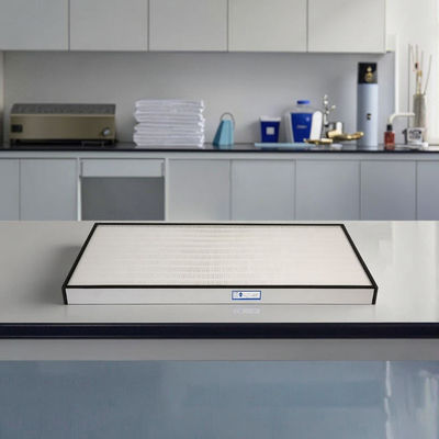 I filtri HEPA H14 per camera bianca catturano particelle ≥0,3 Μm con un'efficienza del 99,99%