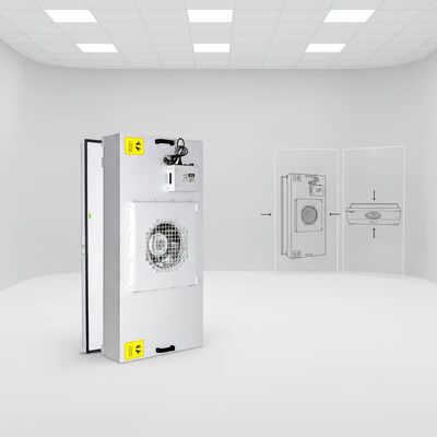 quality Unità filtro ventola HEPA H14 con telaio in acciaio inossidabile SUS304 e controllo a tre velocità per camere bianche factory