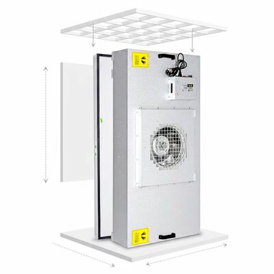 quality Unità filtro ventola HEPA ad alta efficienza 99,99% con acciaio inossidabile SUS304 e controllo a tre velocità factory