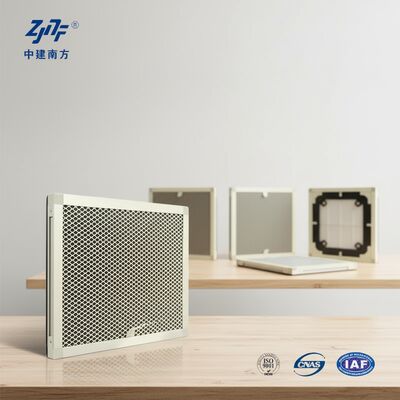 pannello di filtrazione di precisione personalizzato da 0,3um filtro HEPA con 99,99% di test di perdita e supporto in fibra di vetro per applicazioni industriali