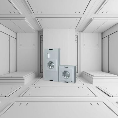 quality Unità di filtraggio HEPA per ventilatori industriali di classe H14 con telaio in acciaio inossidabile SUS304 e controllo a tre velocità per camere pulite factory