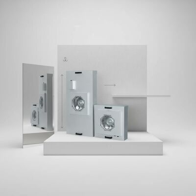 quality Unità filtro ventola HEPA H14 con telaio in acciaio inossidabile SUS304 e controllo a tre velocità per camere bianche factory