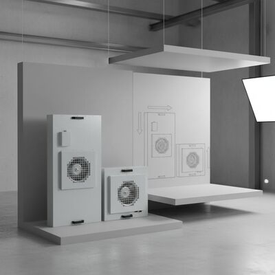 Unità filtro ventola FFU professionale per camere bianche con filtro HEPA H14, telaio in acciaio inossidabile SUS304 e controllo a tre velocità