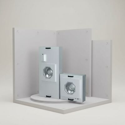quality Unità filtro ventola HEPA H14 con telaio in acciaio inossidabile SUS304 e controllo a tre velocità per camere bianche factory