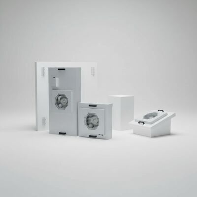 quality Unità filtro ventola HEPA H14 con telaio in acciaio inossidabile SUS304 e controllo a tre velocità per camere bianche factory